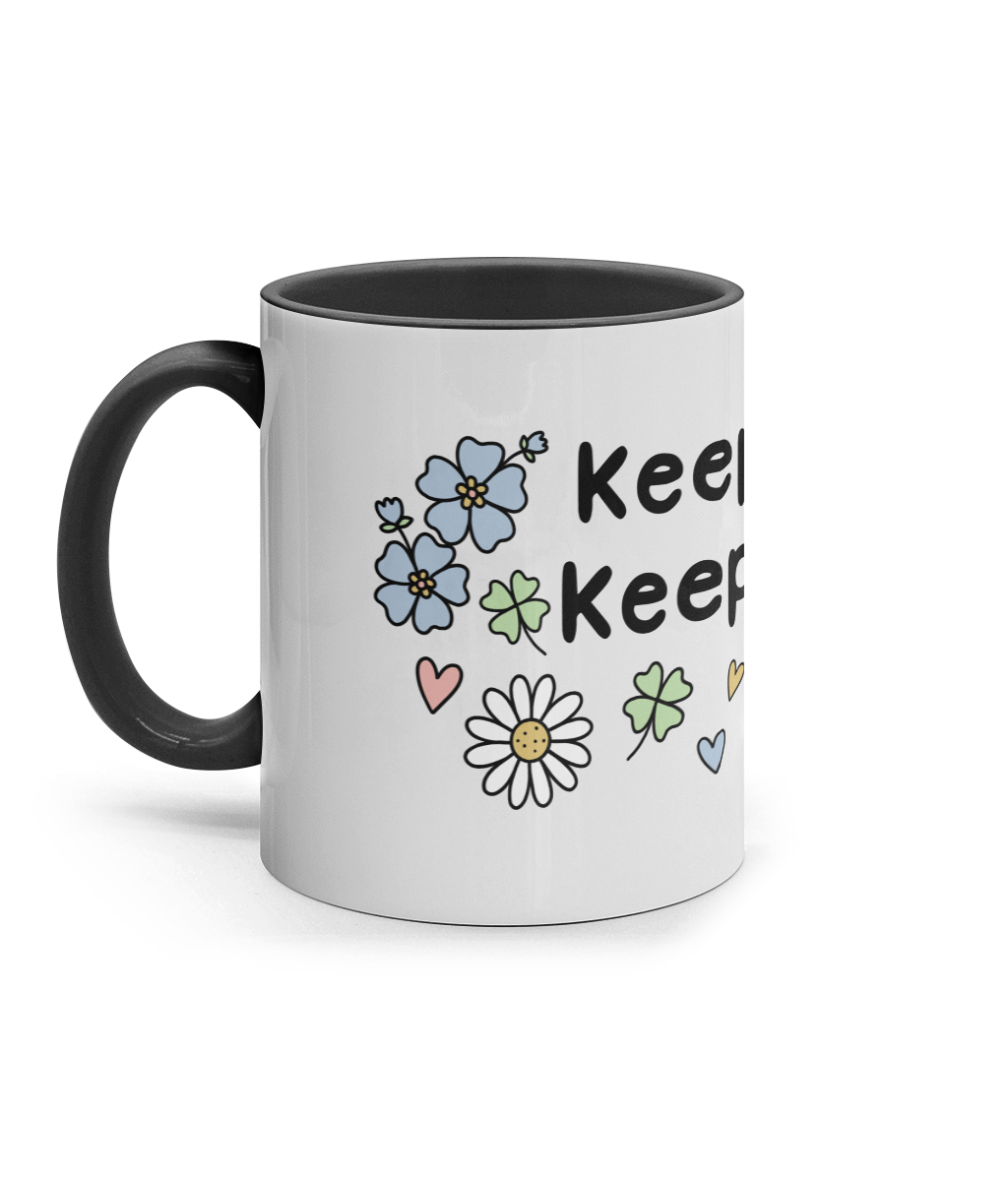 Keep Going Floral  11oz Coffee Mug