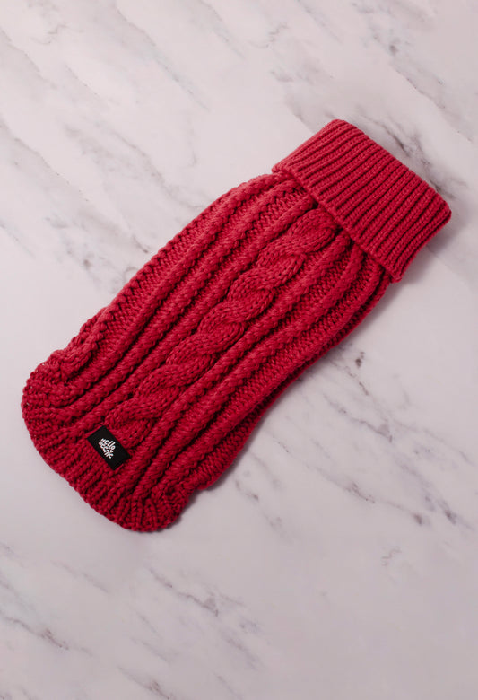 The Cosy Collection - Ruby Red Cosy Knit