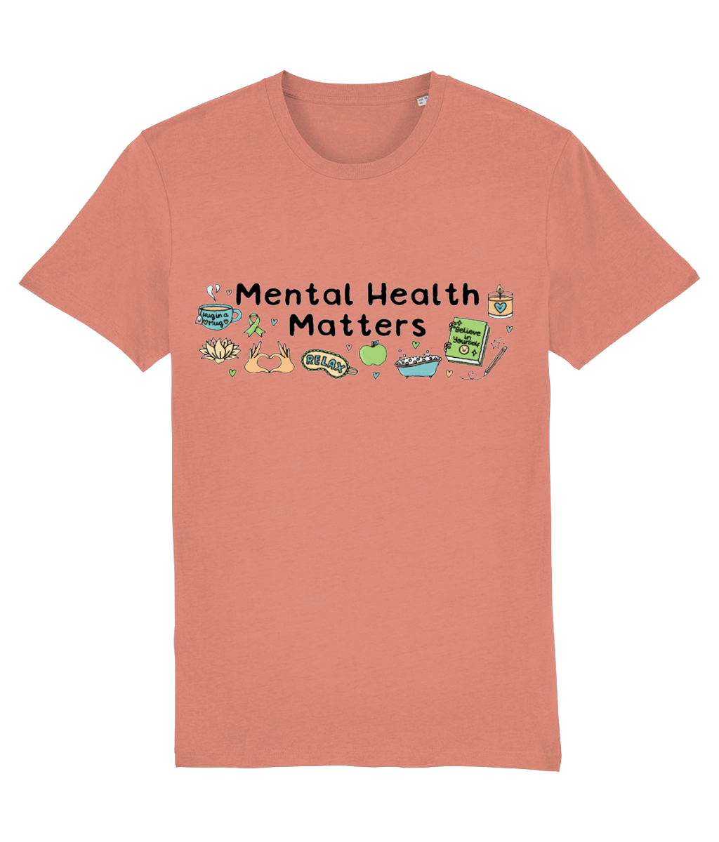 Pawsitivity T-Shirt - Mental Health Matters (Multi Colours Available)