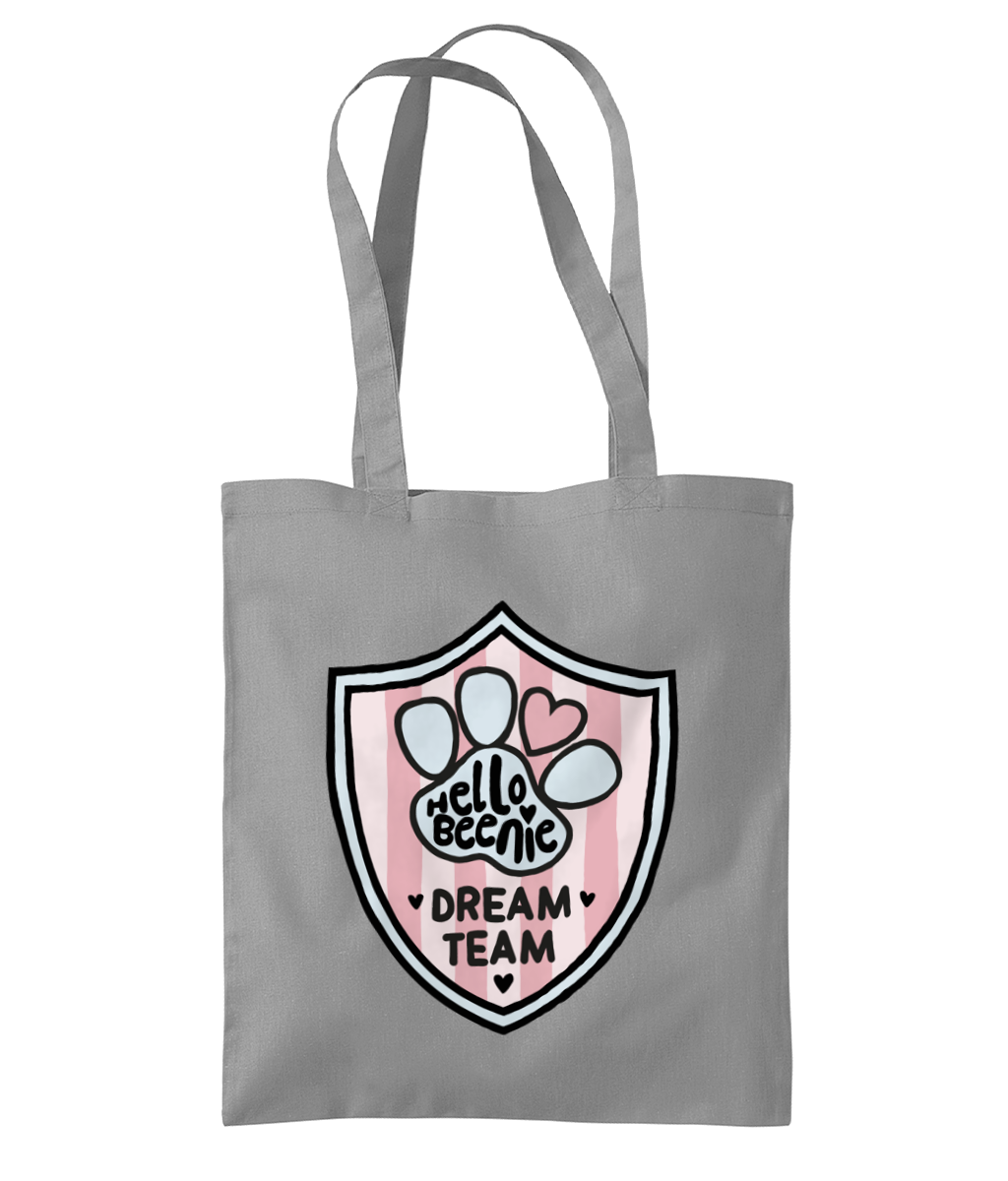 Hello Beenie Dream Team - Organic Premium Cotton Tote Bag