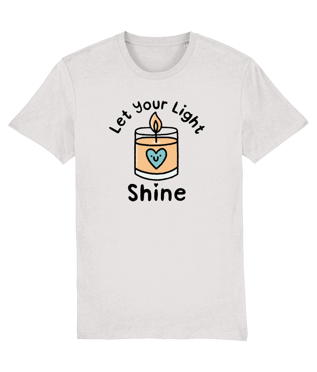 Pawsitivity T-Shirt - Let Your Light Shine (Multi Colours Available)