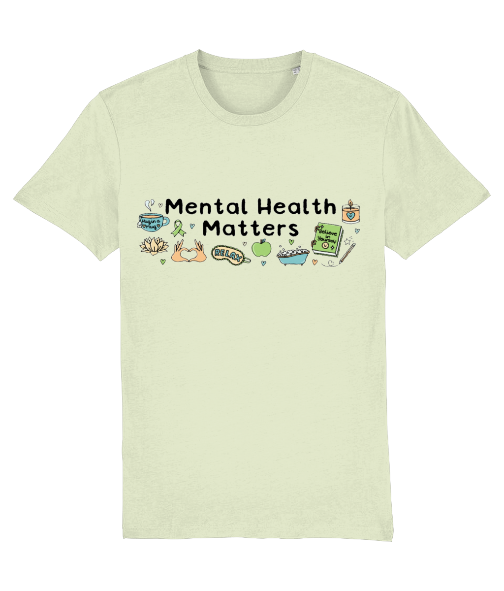 Pawsitivity T-Shirt - Mental Health Matters (Multi Colours Available)