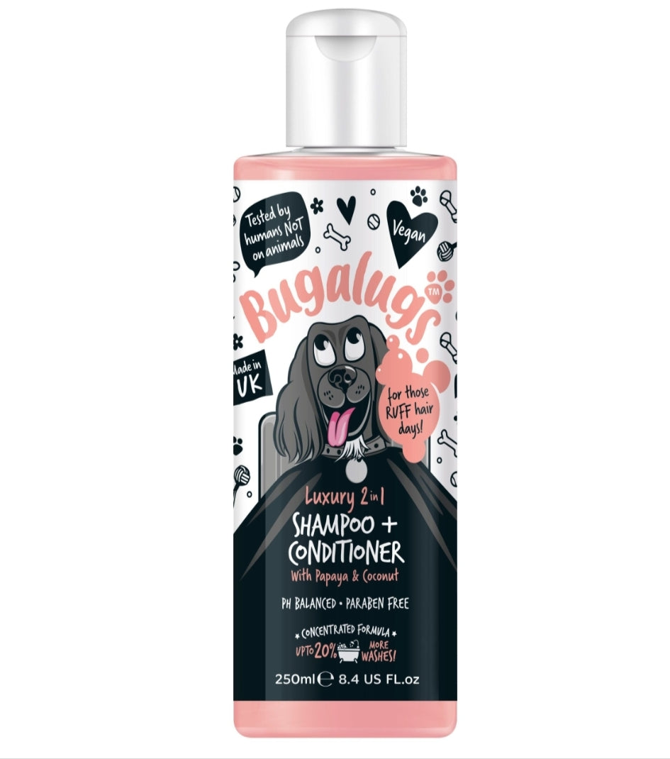 Bugalugs - Luxury 2 in 1 Shampoo & Conditioner 250ML