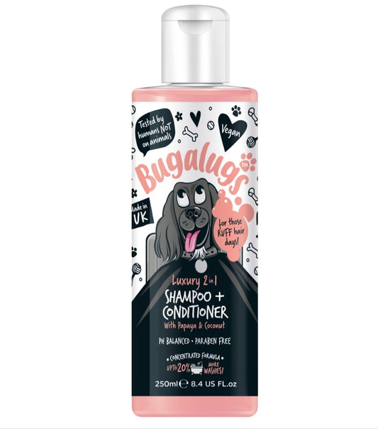 Bugalugs - Luxury 2 in 1 Shampoo & Conditioner 250ML