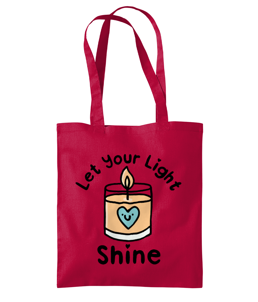 Pawsitivity - Let Your Light Shine - Organic Premium Cotton Tote Bag