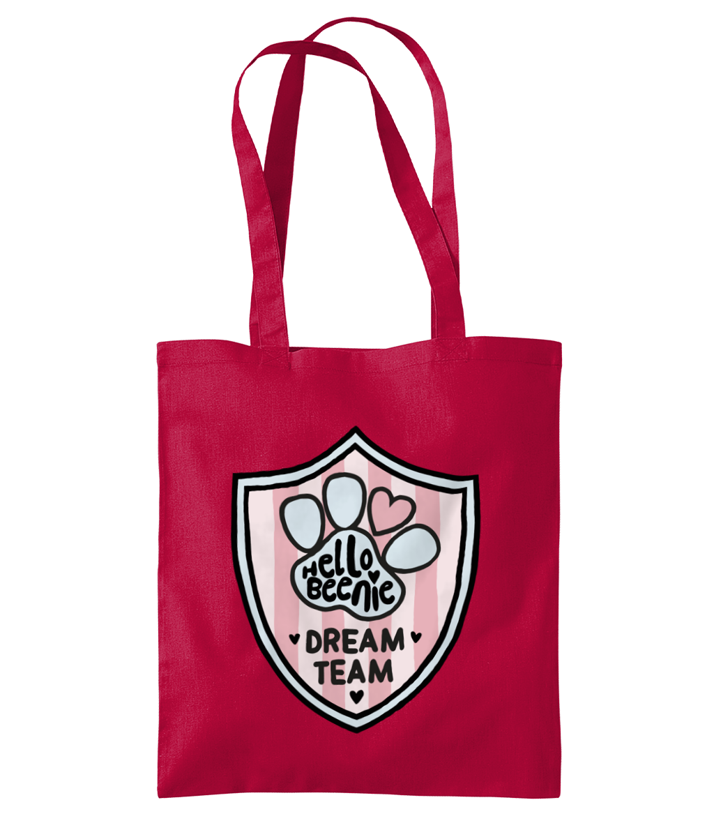 Hello Beenie Dream Team - Organic Premium Cotton Tote Bag