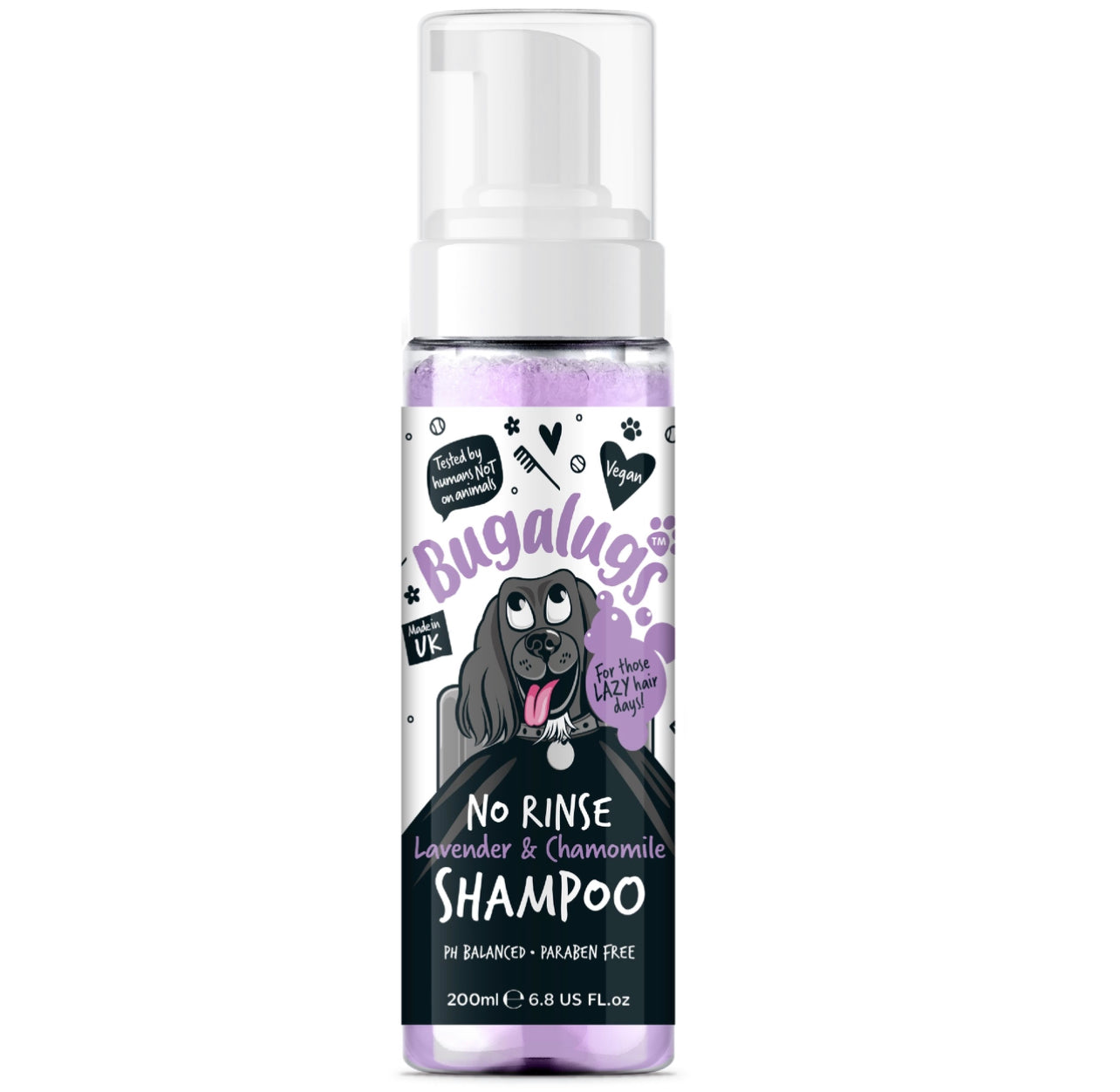 Bugalugs - No Rinse Lavender & Chamomile Shampoo