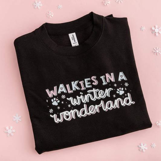 Sweatshirt - Walkies In A Winter Wonderland - Midnight