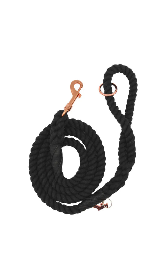 Ombré Rope Lead - Black