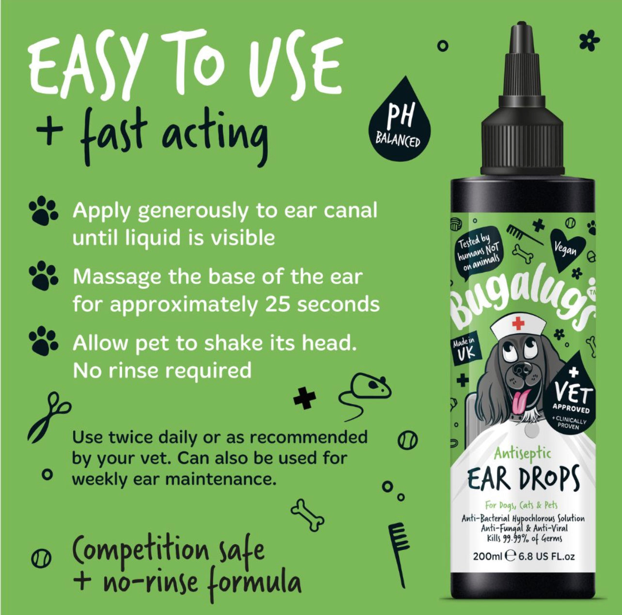 Bugalugs - Antiseptic Ear Drops
