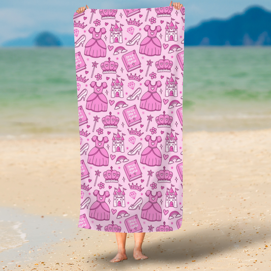Beach Towel - Once Upon A Princess