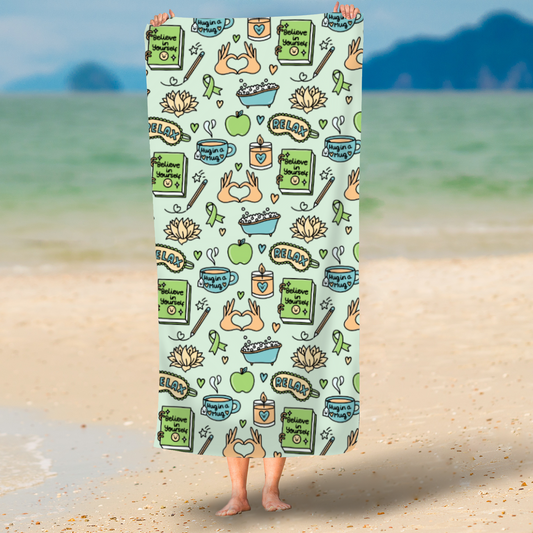 Beach Towel - Pawsitivity